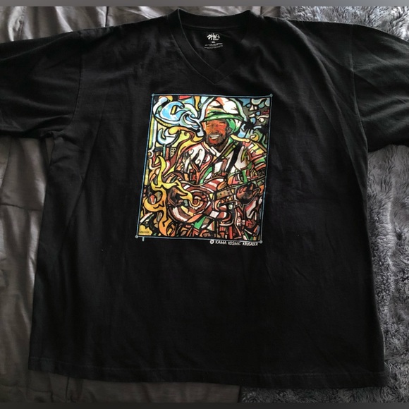 KAMA KOSMIC KRUSADER Harry Perry Venice Beach Tshirt Mens sz 2XL SHAKAweAR NEW - Picture 1 of 4